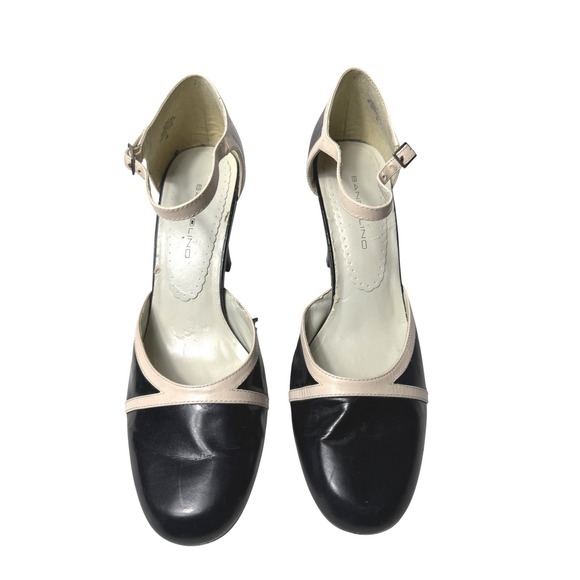 Bandolino Shoes - Bandolino Y2K Two-Tone Mary Jane Heels Black Cream 9M